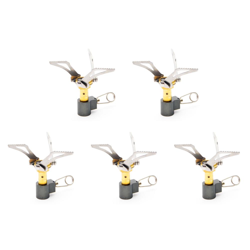 Folding Camping Stove Head Lightweight Outdoor Gas Burner Head Heat-Resistant and Waterproof Cooking Burner Accessories