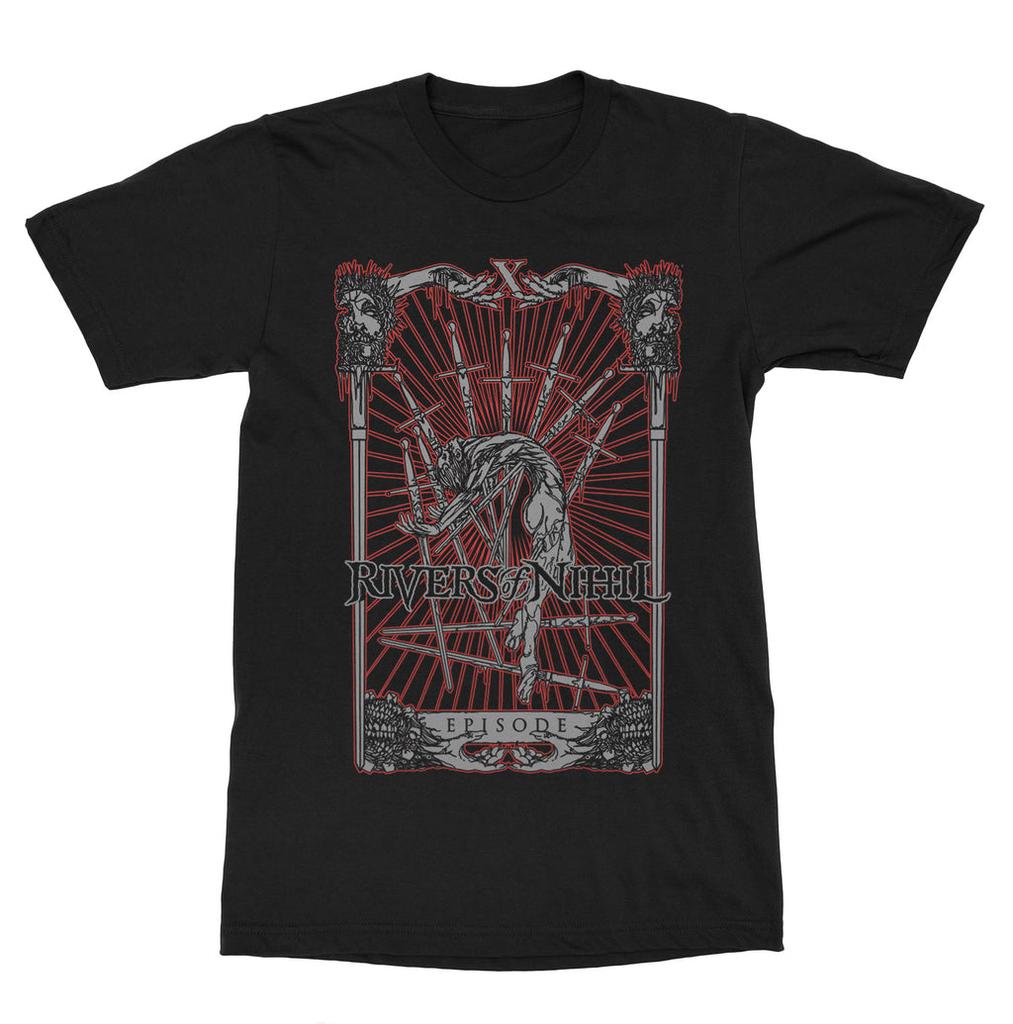 Rivers of Nihil Band Graphic Cotton T-shirt Unisex Summer Short Sleeve Fashion Brand Tee Luxury Casual Vintage Retro Top