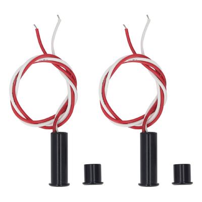 2 Sets Magnetic Reed Switch DC12 To 24V NC Wired Door Window Sensor for Home Security Alarm Systems