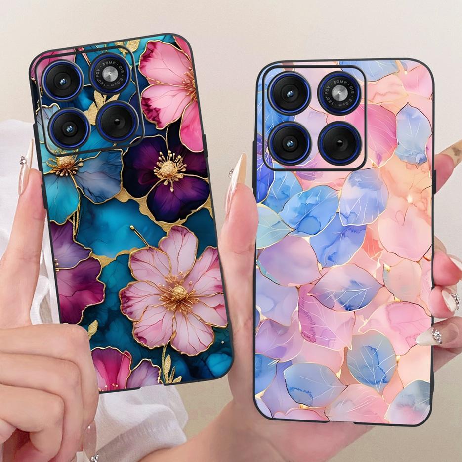 For Motorola Edge 70 Case XT2601-2 Luxury Butterfly Painted Cover Soft Silicone Case For Motorola Edge 70 Fusion Edge70 5G Shell