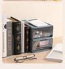 Transparent Multi-Grid Desk Organizer & Cosmetic Storage Drawer