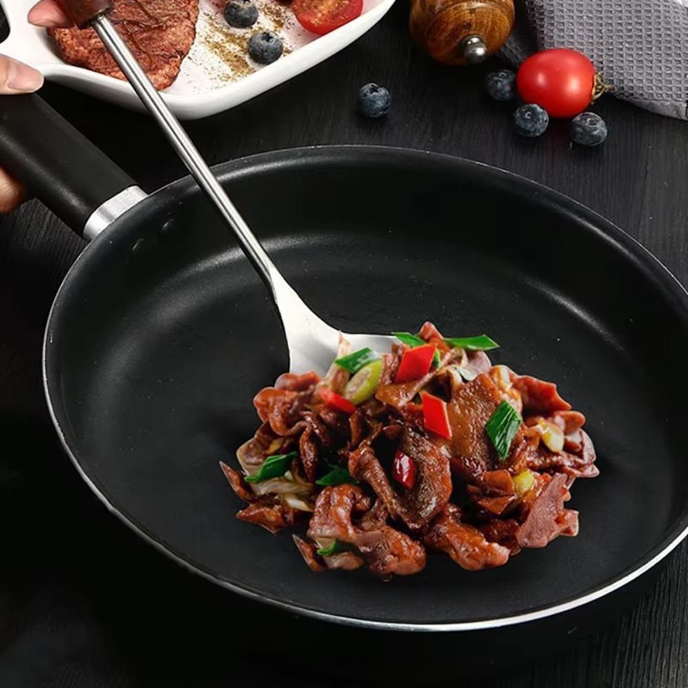 Long Wok Spatula Stainless Steel Cooking Shovel  Kitchen Utensils  Accessories Essentials