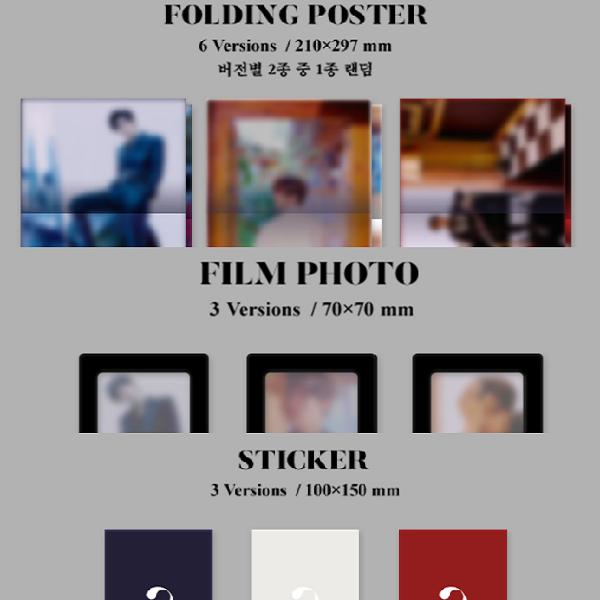 KIM WOO SEOK - 1. DESIRE [GREED] / 1. SOLO-Album (kpop) Version W