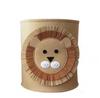 Panda Dinosaur Baby Storage Basket Felt Toy Organizer Laundry Clothes Bucket Cartoon Nursery Hamper for Kids Gift Idea