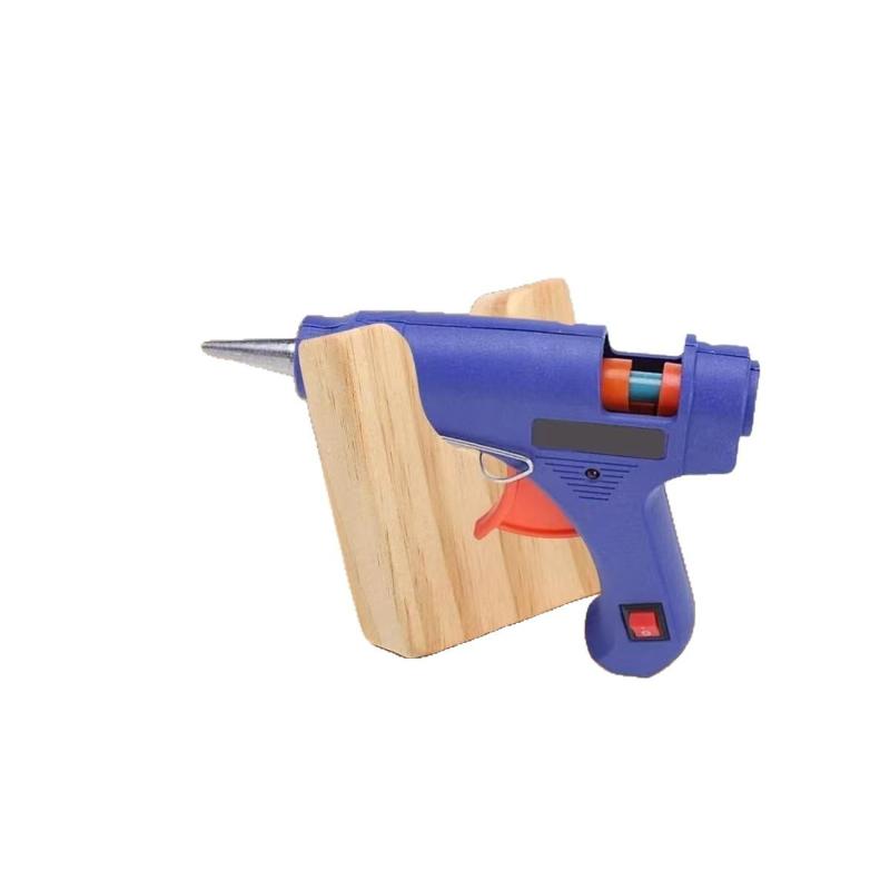 Holz Klebepistolenhalter Ständer Werkzeugaufbewahrung Halterung 20x8cm Bastelzimmer Organizer Basis