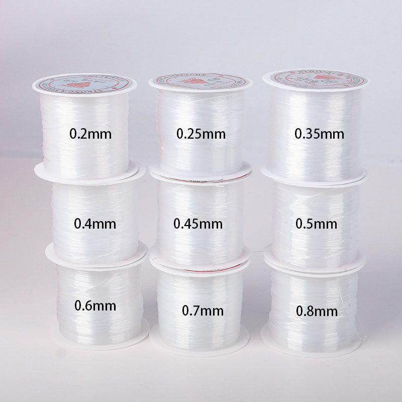 

Clear Crystal No-Stretch Fishing Line for DIY Beading & Jewelry Accessories 0.5/No Stretch Fishing Line [30m]