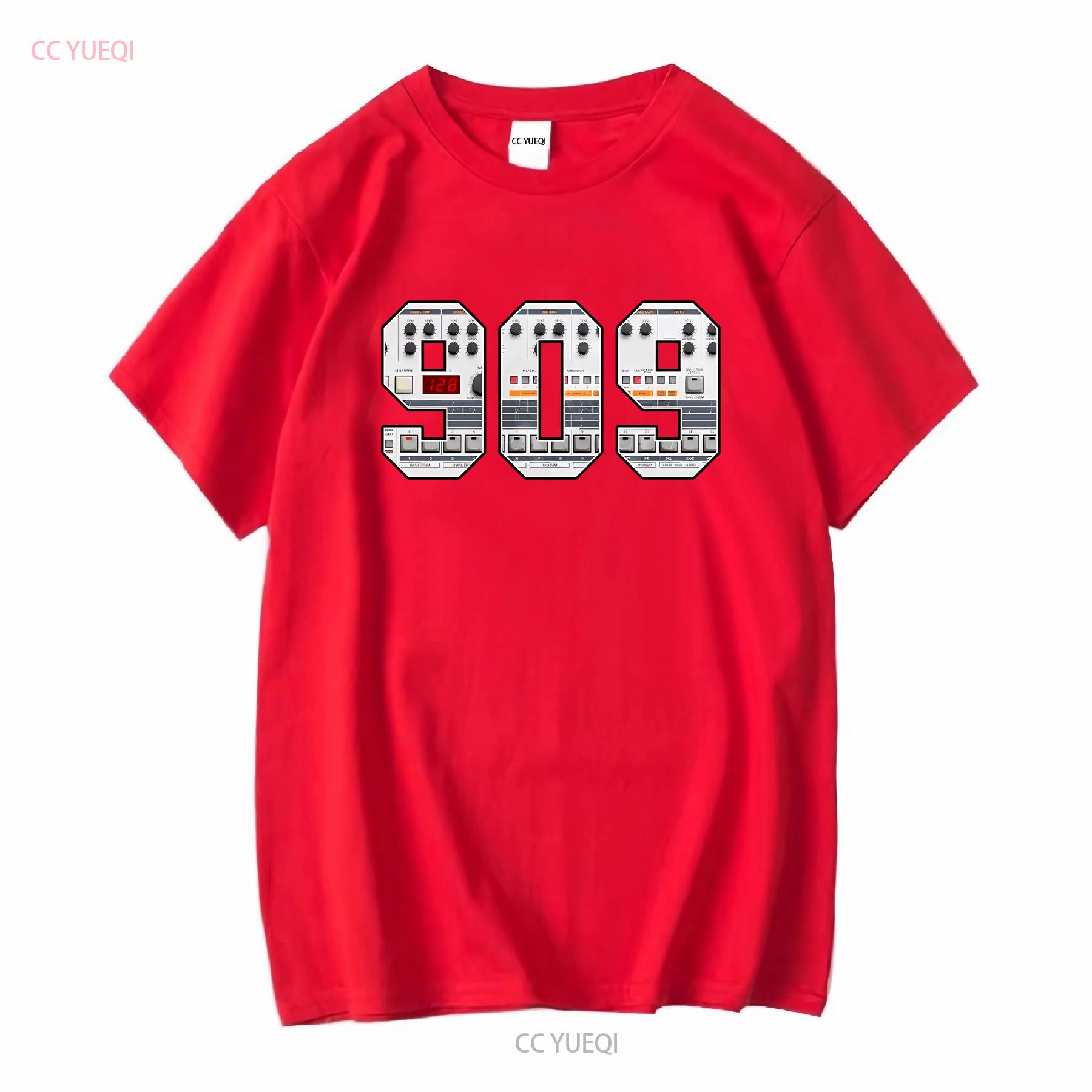 TR 909 T Shirt Vintage Drum Machine Synth vintage Washed Soft Slightly Breathable Stretched homme graphic Casual Comfortable S