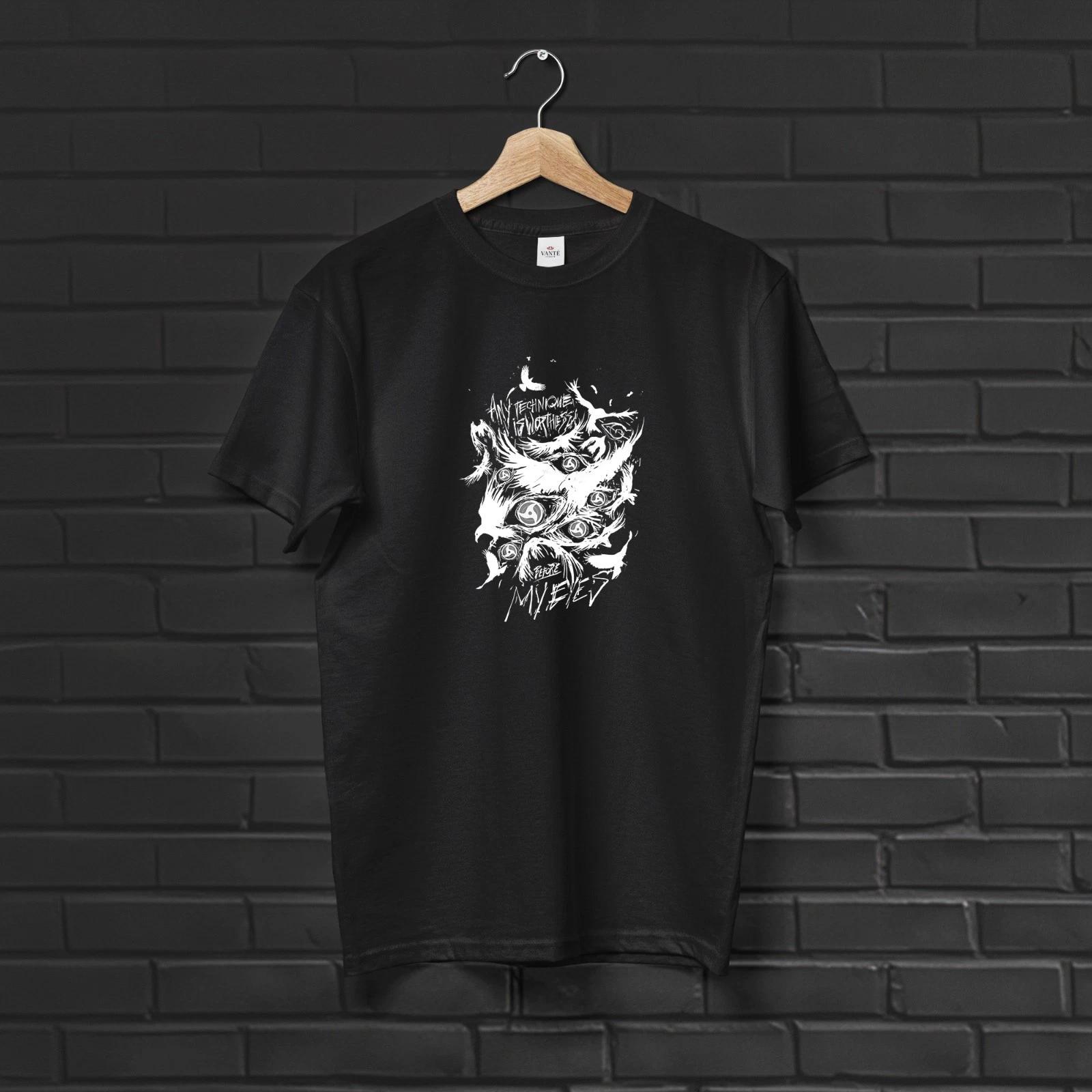 Itachi Uchiha Quote T-Shirt Any Technique Is Worthless Graphic Tee Mens Unisex 2XL