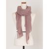 Shop   Women Basic Long Scarf Plain Peach Drn Wsc 0724