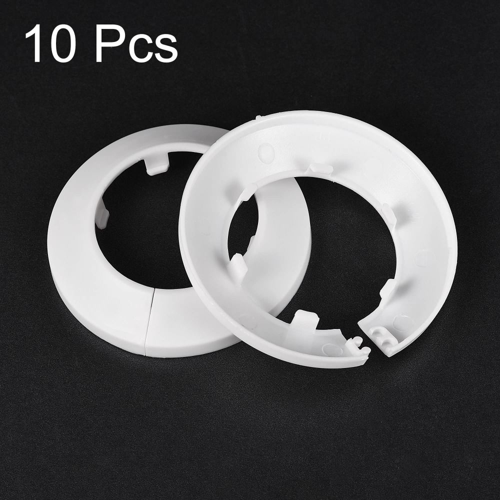 10pcs PP Decoration Plastic Drain Line Coverd White Cover  Water Pipe