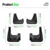 4PCS Car Mud Flaps Splash Guards Mudguards Car Mud Flaps Compatible with BMW X3 F25 2014 2015 2016 2017