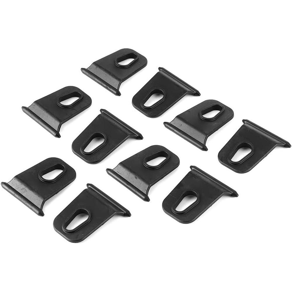 10 ΤΕΜ. Άγκιστρα Τέντας RV, Κρεμάστρα Ρούχων RV Κλιπ Φωτός Τέντας RV Άγκιστρο Τέντας Μαύρο Για RV Κάμπινγκ Σκηνή Εσωτερική Εξωτερική Διακόσμηση