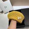 Summer Crochet Hollow Beret Internet Celebrity Fashionable Button Octagonal Hat Outdoor Simple Versatile Painter Hat Female