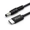 PVC Type C to DC5.5mm Chargers Cord Supporting 65W Fast Charge For Enhances Longevity And Portable Use