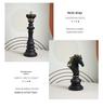 Nordic Black & White Chess Figurine Decorations – Resin Home Display Ornaments
