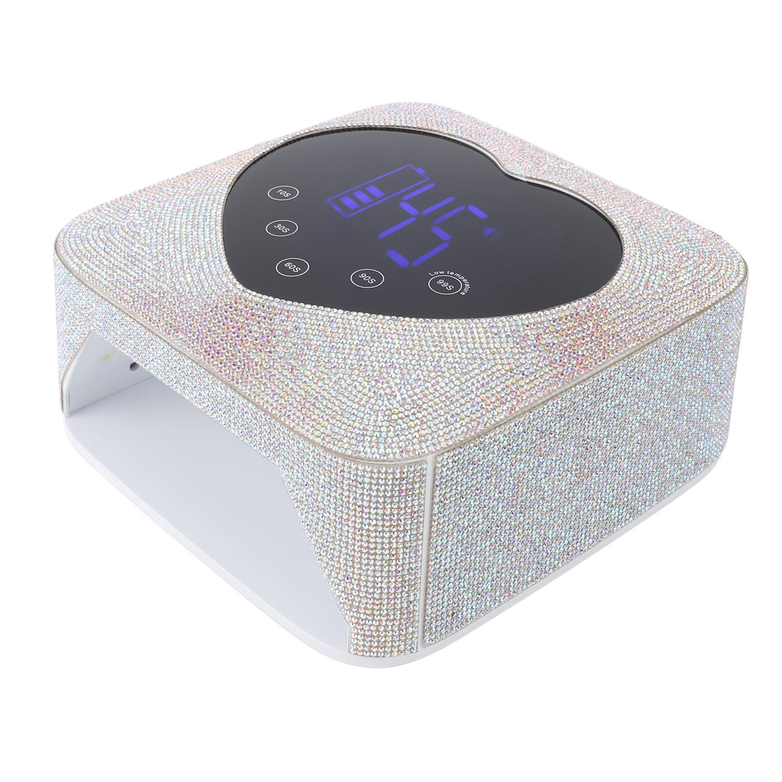 

Лампа для ногтей 72 Вт, 30 светодиодных чипов, 10 сек., быстрая сушка для ногтей с 5 настройками таймера для гелевых ногтей EU Plug