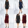 Stunning Plus Size Womens Long Lace Dress With Fashionable Overlay Design