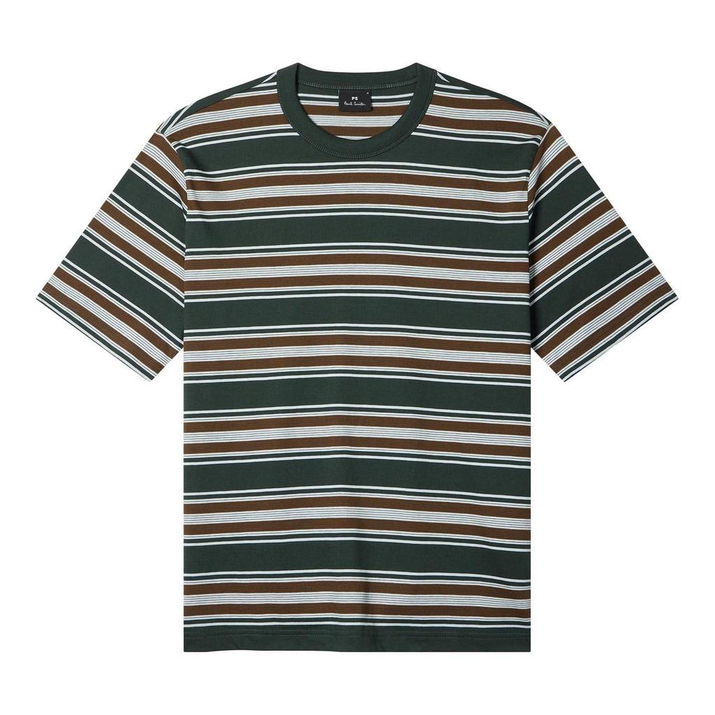 Paul Smith Mens Wide Stripe Crew Neck T-Shirt