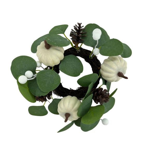 Christmas Cabinet Wreath Pine Needles Berries Pine Cones Decor Kitchen Shelves Indoor Outdoor Garland