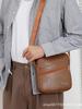 Men's Versatile PU Leather Crossbody Bag - Casual, Large Capacity, Shoulder Bag for Business and Travel