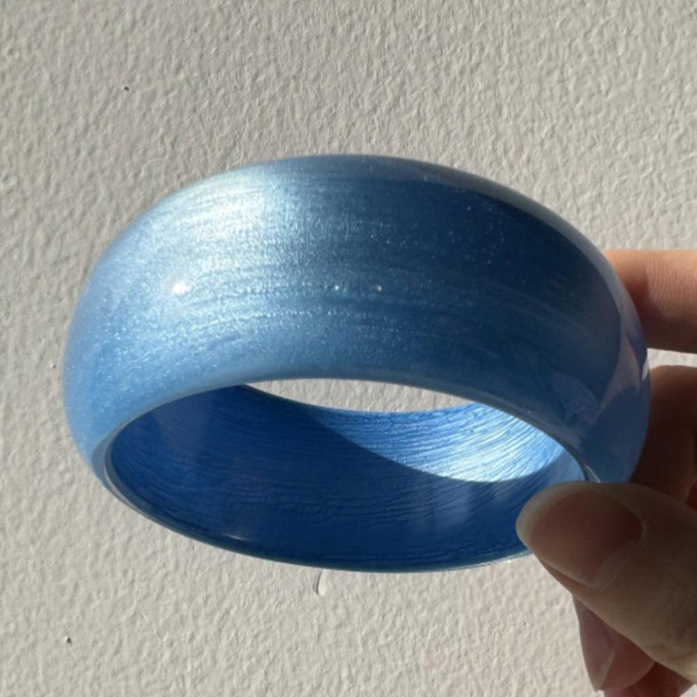 Resin Chunky Bangle Irregular Simple Bangle Creative Gift Cuff Bracelet Jewelry Accessories