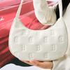 New MLB Artificial Leather Shoulder Bag Handbag Shoulder Bag Unisex Dark Cream 3ABQS024N-43CRD