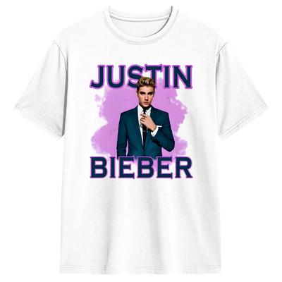 Vintage Tshirt Beach Jjustins Bbiebers Pop Star Fan Art Novelty Tshirts Pure Cotton Tshirt For Unisex Casual Short Sleeve Tops