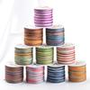 Nylon Polyester Jewelry Making Chinese Knot Rainbow Braided String Rope Macrame Cord Thread Cord
