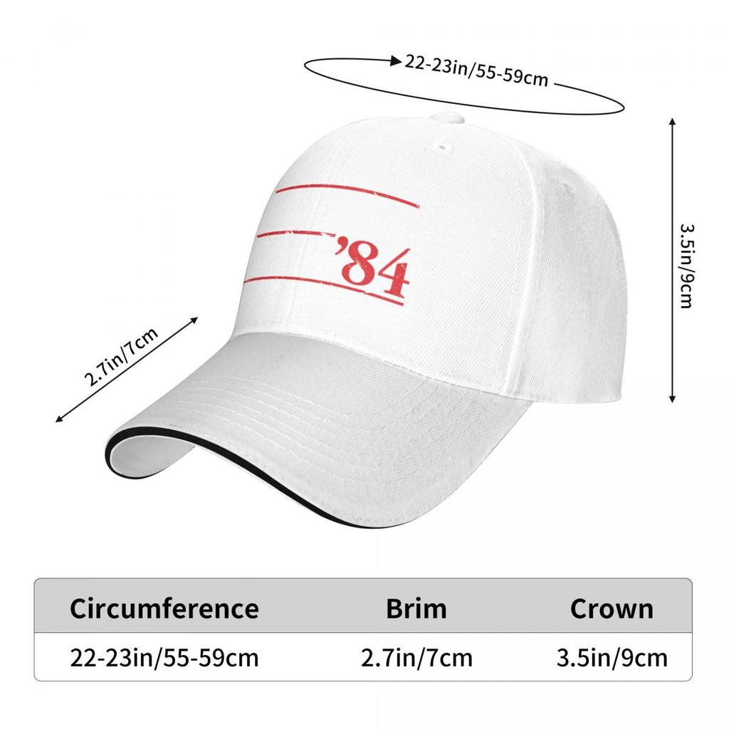 Distressed Reagan Bush `84 Cap Baseball Cap Golf Wear Woman Hats Unisex's