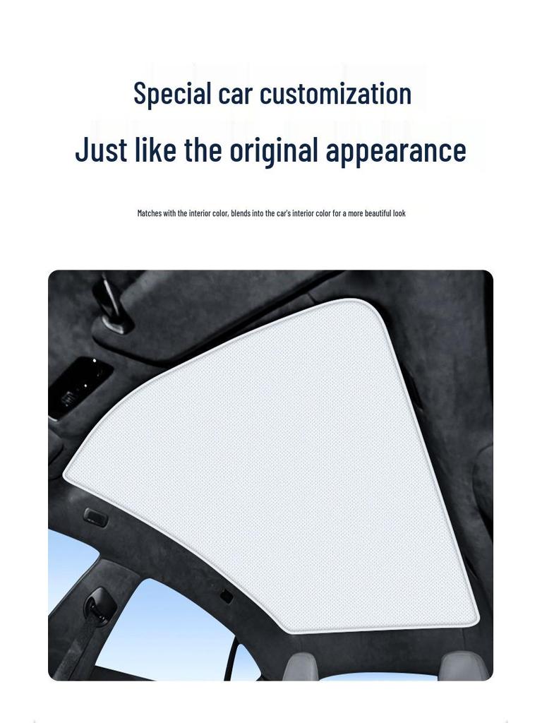 Ji Yue 24 Model 07 Sunroof Shade: Sun Protection, Heat Insulation, Privacy.