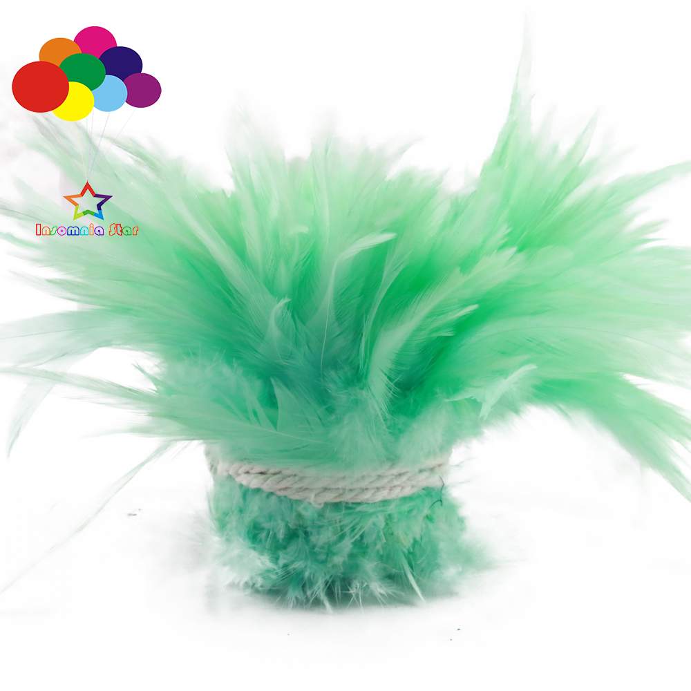 Whole 900PCS Fade Rooster Feathers Dyeing 5-6" Hackle 12-15 Cm Strung DIY Chicken Plume Jewelry Costume Hat Party Mask