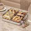 Decorative Divided Snack Serving Platter
