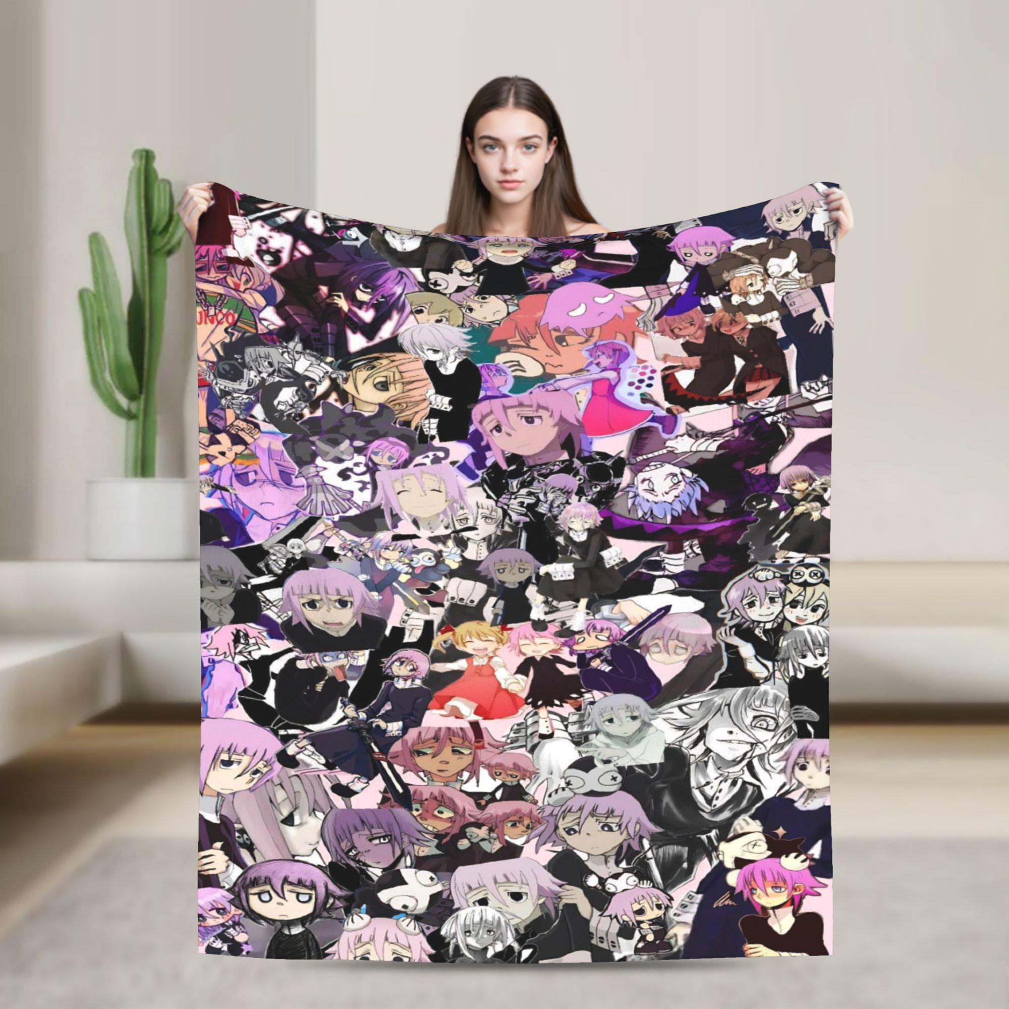 

Black Star Souleaters Fuzzy Blankets Awesome Throw Blankets for Sofa Bedding Lounge 200x150cm Quilt 200x150cm 80x60in