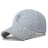 Creative Multicolor Mesh Baseball Cap Breathable Mesh Adjustable Size Sun Hat Woven Polyester Breathable Mesh Cap Men's Wear
