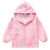 2025 Korean Style Gradient Windbreaker Jacket for Girls, Medium Size - Casual Outerwear In Stock