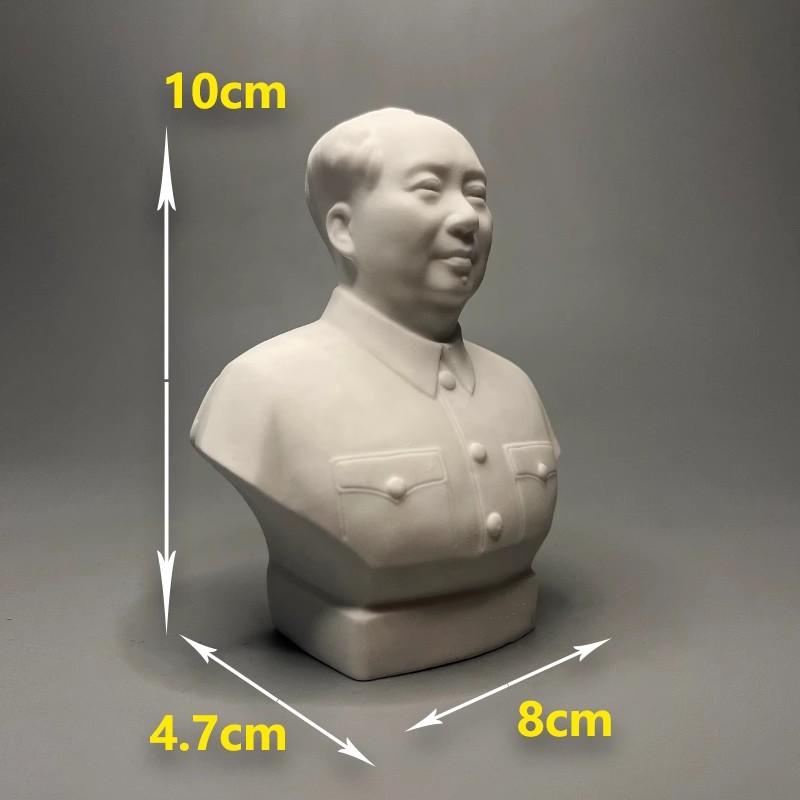 

Статуя председателя Мао, скульптура великой фигуры, дедушка, украшение для дома, офиса, кабинета, рабочего стола и декора светло-серый
