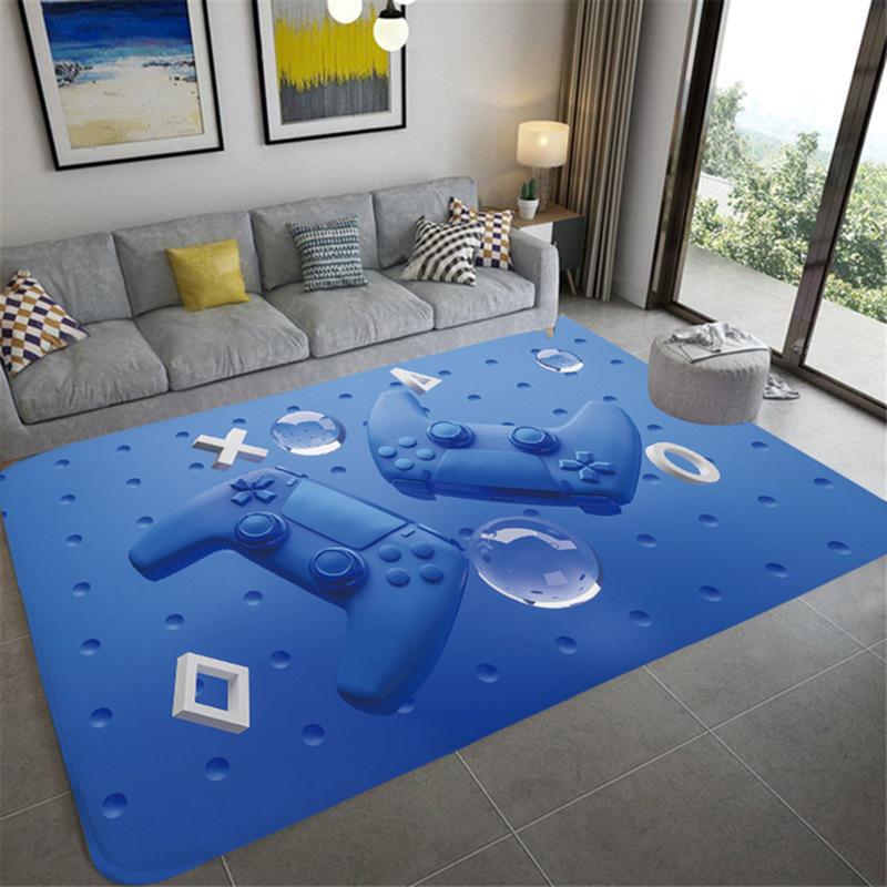 Game Console Carpet for Household Gaming Room Area Cloakroom Bedroom Bedside Soft Big Size Mats Coffee Tables Decor Foot Rug
