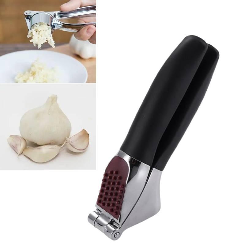Grips Press Garlic Kitchen Tools Grip Handle Removable Press Plate Easy Clean