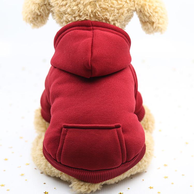 Pet Sporty Hoodie with Pocket for Dogs and Cats - Autumn/Winter Style