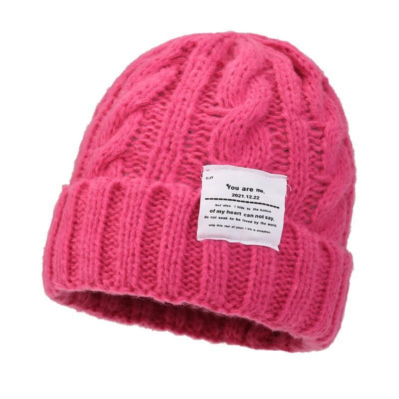 Women's Stretchy Beanie Hat Winter Skull Cap Soft Casual Headwear, Versatile Fashion, Comfortable Warm Hat