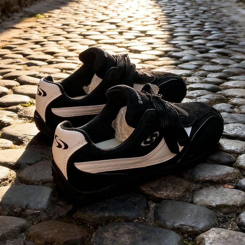 Versatile Student Blue Racing German Training Shoes Women's Autumn New Forrest Gump Shoes Flat Sports Casual Shoes Women