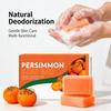 Sapone deodorante al cachi, Sapone viso naturale fatto a mano