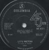 7inch Record LULU - Let's Pretend DB8221 COLUMBIA 1967 UK Pop Used