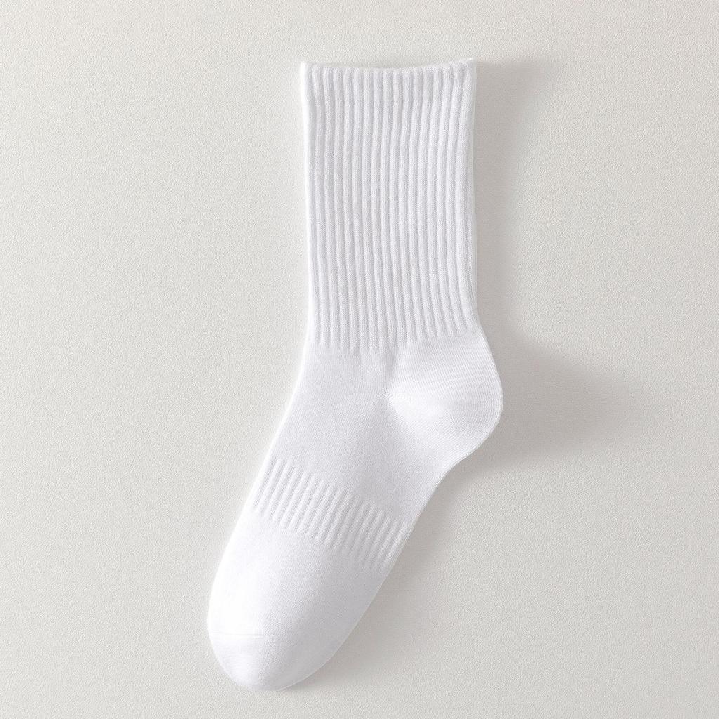 Men's and Women's Thick Cotton Sweat-Absorbing Deodorant Sports Socks for Autumn and Winter