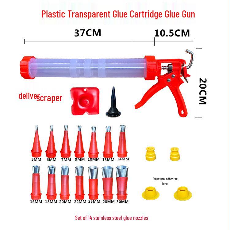 Automatic Structural Adhesive & Sealant Gun for Silicone and Glass - Home & Window Decoration Tool