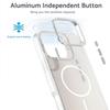 For iPhone 16 Pro Max Case Compatible with MagSafe TPU+Acrylic Phone Cover with Lens Frame Kickstand