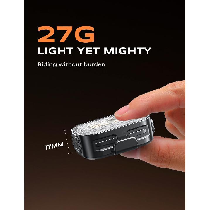 Bike Lights Set With Wide-Angle Reflectors, 8+6 Modes & Ultra-Light Bicycle Lights Powersports Accessory, IP65 Waterproof & Dual USB-C 1-2 Hrs Fast