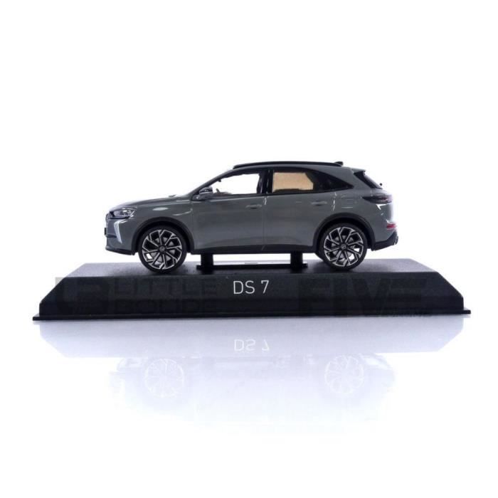 Voiture miniature de collection - citroen ds7 - 2022 - gris laqué - 1/43 - norev