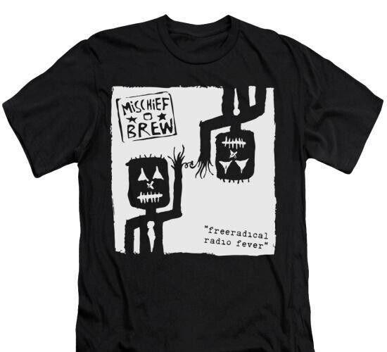 Mischief Brew T-Shirt,Freeradical Radio Fever Indie Rock Punk  Gothic Unisex Tee