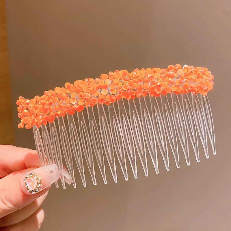 

Прозрачный гребень для волос для девочек, танцевальные аксессуары с бриллиантами, расческа для детских волос, заколка 10#